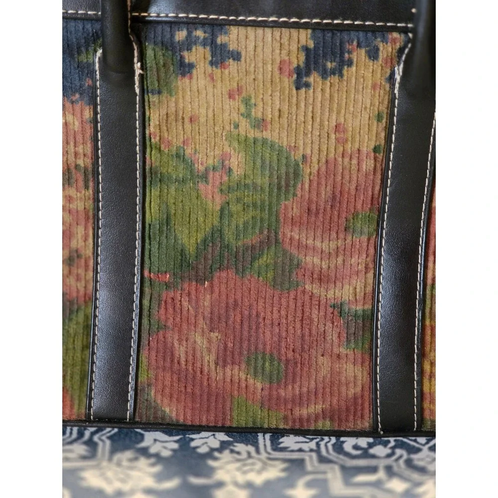 Vintage Tapestry Carpet Handbag Cottagecore Coquette Girl Style‎